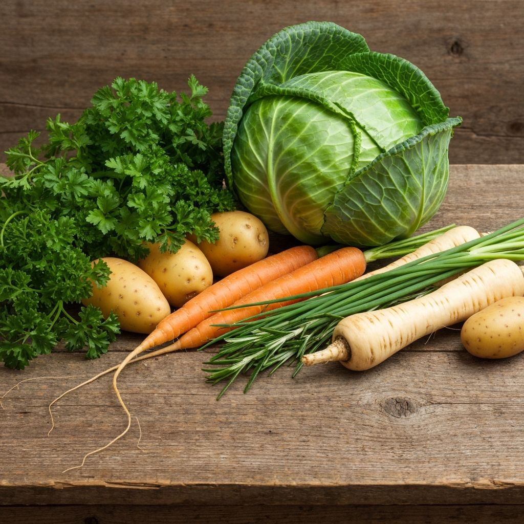 Traditionelle deutsche Gemüsesorten